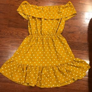 Sleeveless Summer Yellow Dress